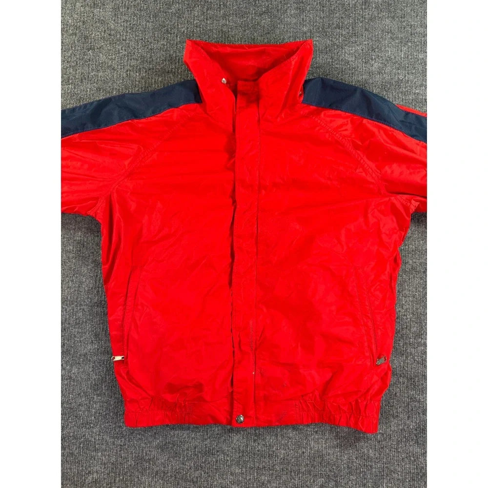 Vintage The North Face Extreme Windbreaker Mens XL Red Navy Blue Colorblock‎ USA